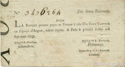 10 Livres Tournois typographié FRANCE  1720 Laf.093 TTB+
