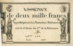 2000 Francs FRANCE  1795 Laf.176 SUP