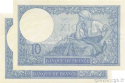 10 Francs MINERVE FRANCE  1927 F.06.12 SPL