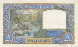 20 Francs TRAVAIL ET SCIENCE FRANCE  1941 F.12.13 SUP à SPL