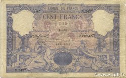 100 Francs BLEU ET ROSE FRANCE  1898 F.21.11 B+