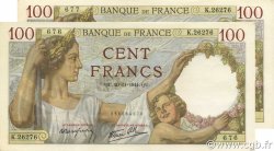 100 Francs SULLY FRANCE  1941 F.26.61 pr.NEUF