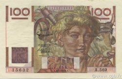 100 Francs JEUNE PAYSAN FRANCE  1953 F.28.40