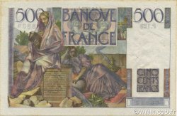 500 Francs CHATEAUBRIAND FRANCE  1952 F.34.10 pr.SPL