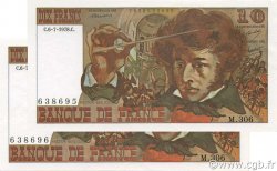 10 Francs BERLIOZ Consécutifs FRANCE  1978 F.63.25 pr.NEUF