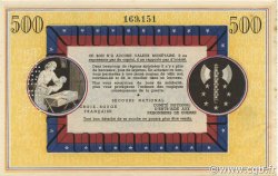 500 Francs BON DE SOLIDARITÉ FRANCE régionalisme et divers  1941 KL.11As SPL+