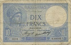10 Francs MINERVE FRANCE  1937 F.06.18