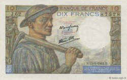 10 Francs MINEUR FRANCE  1944 F.08.10 NEUF