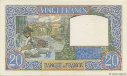 20 Francs TRAVAIL ET SCIENCE FRANCE  1940 F.12.11 pr.NEUF