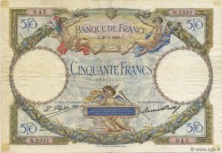 50 Francs LUC OLIVIER MERSON FRANCE  1928 F.15.02 TB à TTB