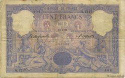100 Francs BLEU ET ROSE FRANCE  1892 F.21.05
