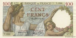 100 Francs SULLY FRANCE  1939 F.26.07 SPL+