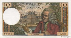 10 Francs VOLTAIRE FRANCE  1968 F.62.34 pr.NEUF