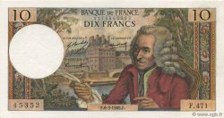 10 Francs VOLTAIRE FRANCE  1969 F.62.37 NEUF