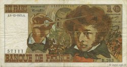 10 Francs BERLIOZ FRANCE  1975 F.63.15 pr.TTB