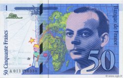50 Francs SAINT-EXUPÉRY FRANCE  1993 F.72.02 NEUF