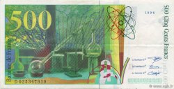 500 Francs PIERRE ET MARIE CURIE Symbole décalé FRANCE  1994 F.76f1.01 SUP