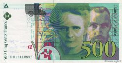 500 Francs PIERRE ET MARIE CURIE Sans STRAP FRANCE  1994 F.76f4.01