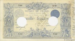 1000 Francs type 1862 indices noirs FRANCE  1873 F.A41.08 pr.TB
