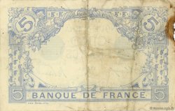 5 Francs BLEU FRANCE  1912 F.02.09 TTB