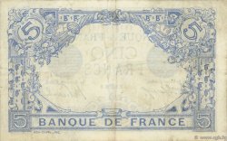 5 Francs BLEU FRANCE  1915 F.02.28 TTB