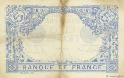5 Francs BLEU FRANCE  1916 F.02.40 TTB