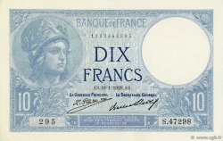 10 Francs MINERVE FRANCE  1928 F.06.13 pr.NEUF