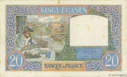 20 Francs TRAVAIL ET SCIENCE FRANCE  1940 F.12.10 TTB
