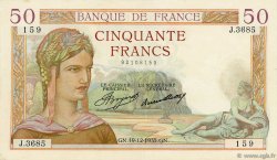 50 Francs CÉRÈS FRANCE  1935 F.17.21 TTB+