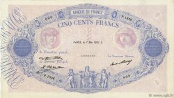 500 Francs BLEU ET ROSE FRANCE  1931 F.30.34 TTB