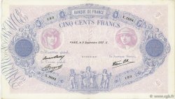 500 Francs BLEU ET ROSE modifié FRANCE  1937 F.31.03