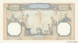 1000 Francs CÉRÈS ET MERCURE type modifié FRANCE  1939 F.38.34 SUP+