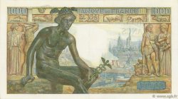1000 Francs DÉESSE DÉMÉTER FRANCE  1942 F.40.01 TTB+