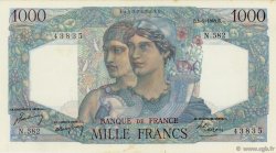 1000 Francs MINERVE ET HERCULE FRANCE  1949 F.41.28 SPL+
