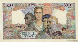 5000 Francs EMPIRE FRANCAIS FRANCE  1944 F.47.07 TTB