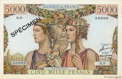 5000 Francs TERRE ET MER FRANCE  1949 F.48.00Ed1 pr.NEUF