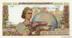 10000 Francs GÉNIE FRANÇAIS FRANCE  1954 F.50.69 SUP à SPL
