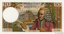 10 Francs VOLTAIRE FRANCE  1967 F.62.27 pr.NEUF