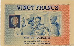 20 Francs BON DE SOLIDARITE FRANCE régionalisme et divers  1941  SPL