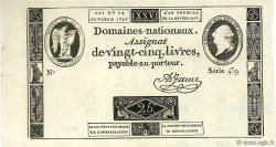 25 Livres FRANCE  1792 Ass.37a SPL