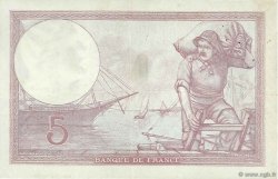 5 Francs FEMME CASQUÉE modifié FRANCE  1939 F.04.01 TTB