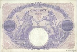 50 Francs BLEU ET ROSE FRANCE  1921 F.14.34 TTB+
