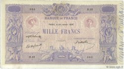 1000 Francs BLEU ET ROSE FRANCE  1890 F.36.02 TB+