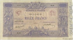 1000 Francs BLEU ET ROSE FRANCE  1891 F.36.03 TTB+