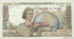10000 Francs GÉNIE FRANÇAIS FRANCE  1946 F.50.10 TTB