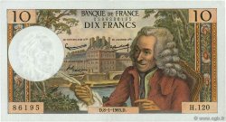 10 Francs VOLTAIRE FRANCE  1965 F.62.12 SUP+