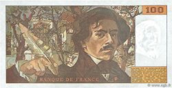 100 Francs DELACROIX imprimé en continu FRANCE  1990 F.69bis.02e2 SUP+