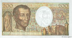 200 Francs MONTESQUIEU Modifié FRANCE  1994 F.70/2.02 SPL