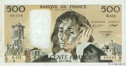 500 Francs PASCAL FRANCE  1993 F.71.52-412 TB+