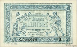 50 Centimes TRÉSORERIE AUX ARMÉES 1917 FRANCIA  1917 VF.01.04